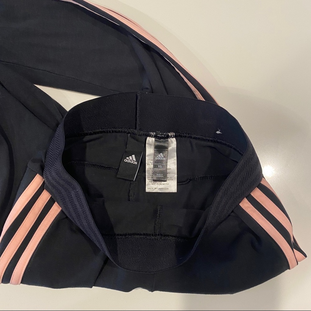 Womens Adidas Cotton striped pants 2 pairs - Picture 5 of 10